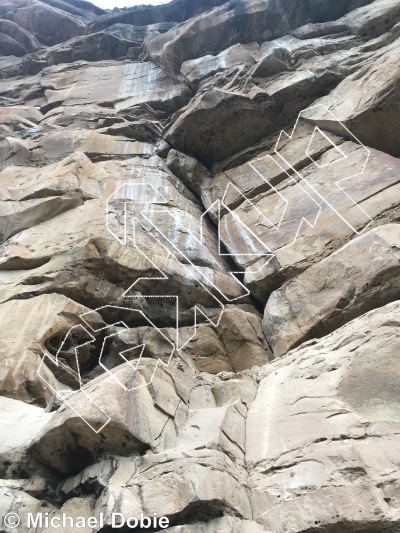 photo of Metatron, 5.11b ★★★★★ at Vertical sector from China: Liming Rock