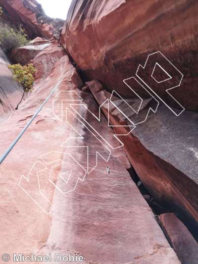 photo of Wind of the Valley , 5.10d ★★★★★ at Creteceous  from China: Liming Rock