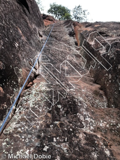 photo of Azeanna , 5.12b ★★★★★ at The Painted Wall (Right Side) from China: Liming Rock