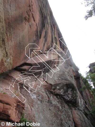 photo of Highway to Hell, 5.10  at The Pillars (Right Side) from China: Liming Rock