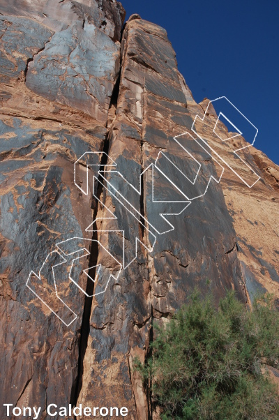 photo of 300 - 350 (Dark Horse) from Moab Rock Climbing