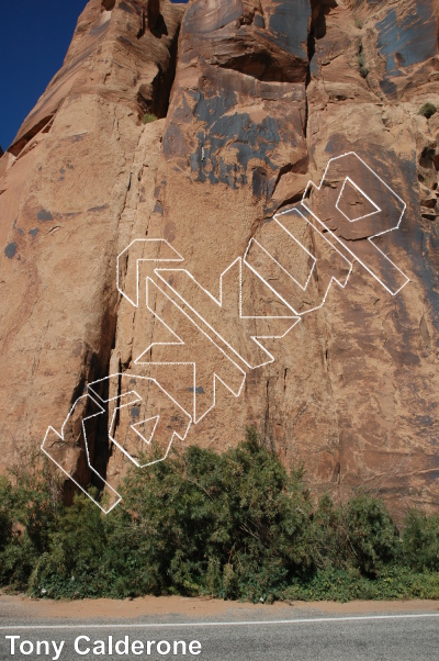 photo of 350 - 400 (... Bumpyland) from Moab Rock Climbing