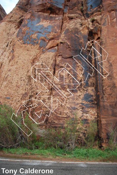 photo of 350 - 400 (... Bumpyland) from Moab Rock Climbing