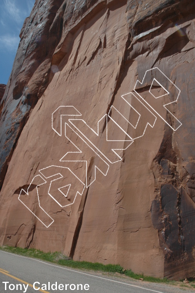 photo of 400 - 450 (Flakes of Wrath) from Moab Rock Climbing