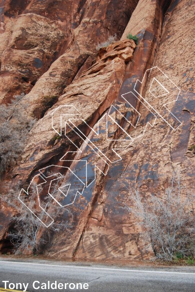 photo of 650 - 700 (Seibernetics) from Moab Rock Climbing