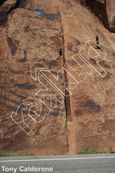 photo of 50 - 100 (Steel Your Face) from Moab Rock Climbing