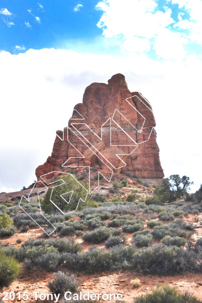 photo of Off Balanced Rock from Moab Rock Climbing