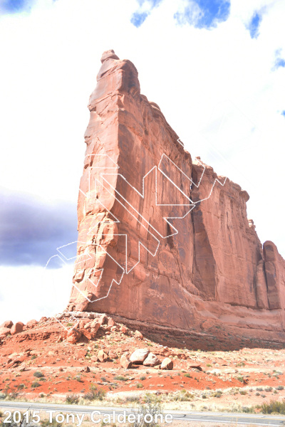 photo of Tower of Babel from Moab Rock Climbing