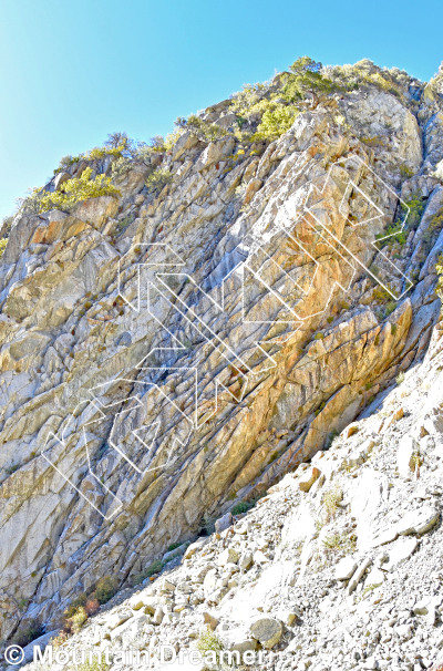 photo of Lisa Falls Cirque from Wasatch Wilderness Rock Climbing