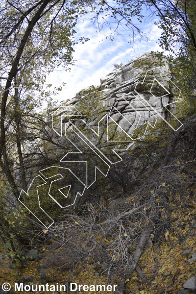 photo of The Cathedral - West from Wasatch Wilderness Rock Climbing