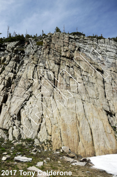 photo of Mount Wolverine from Wasatch Wilderness Rock Climbing