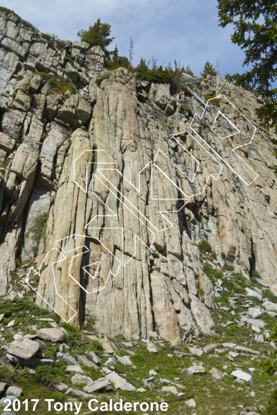 photo of Mount Wolverine from Wasatch Wilderness Rock Climbing