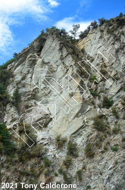 photo of Butter Wall from Wasatch Wilderness Rock Climbing