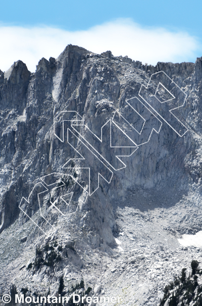 photo of Thunderbolt Ridge from Wasatch Wilderness Rock Climbing