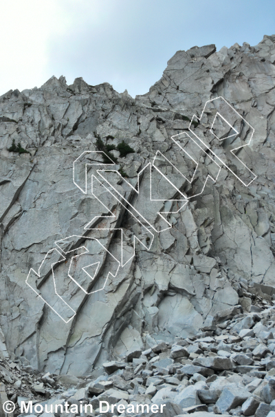 photo of Thunderbolt Ridge from Wasatch Wilderness Rock Climbing