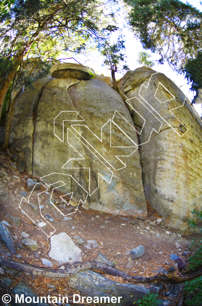 photo of Golden Crag from Wasatch Wilderness Rock Climbing