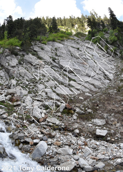 photo of Tanner Gulch - Right Side from Wasatch Wilderness Rock Climbing