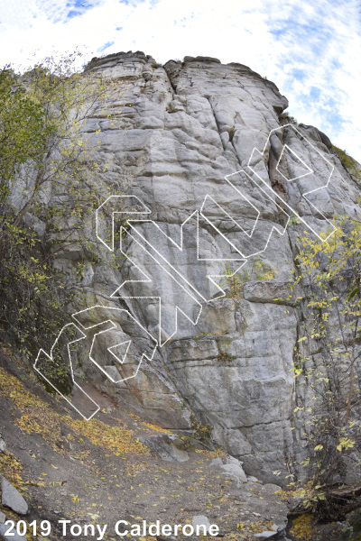 photo of Watchtower Tiers from Wasatch Wilderness Rock Climbing