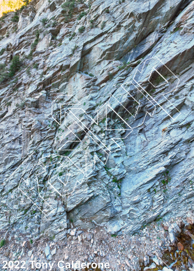 photo of Tanner Gulch - Left Side from Wasatch Wilderness Rock Climbing