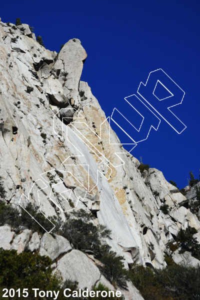 photo of Middle Bell Tower from Wasatch Wilderness Rock Climbing