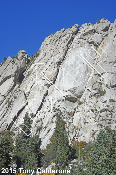 photo of Middle Bell Tower from Wasatch Wilderness Rock Climbing