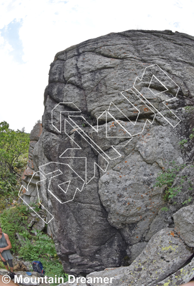 photo of Eldorado Crag from Wasatch Wilderness Rock Climbing