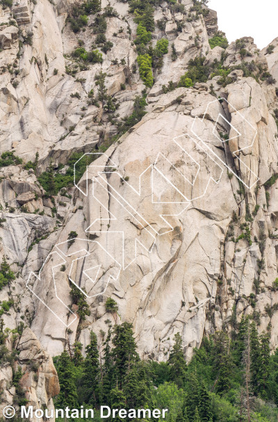 photo of The Pawn from Wasatch Wilderness Rock Climbing