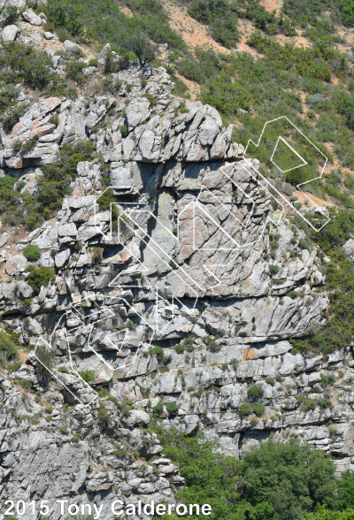 photo of Heart Wall from Wasatch Wilderness Rock Climbing