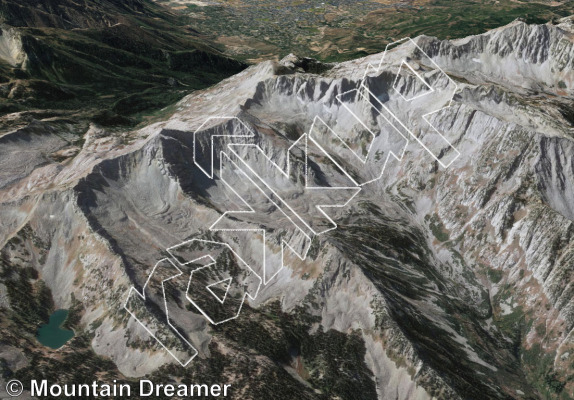 photo of Lightning Ridge from Wasatch Wilderness Rock Climbing