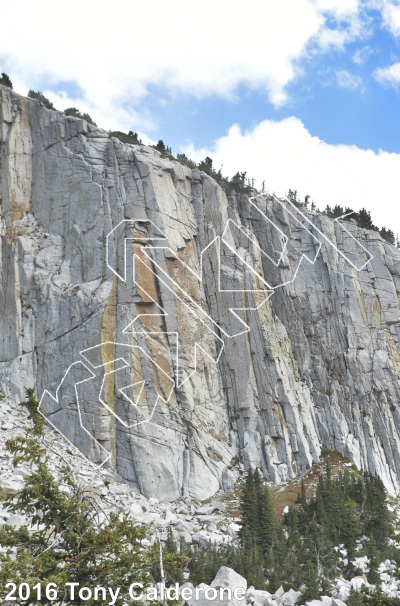 photo of Hyperform Wall from Wasatch Wilderness Rock Climbing