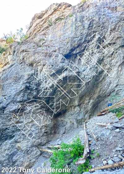 photo of Chadbourne Crag from Wasatch Wilderness Rock Climbing