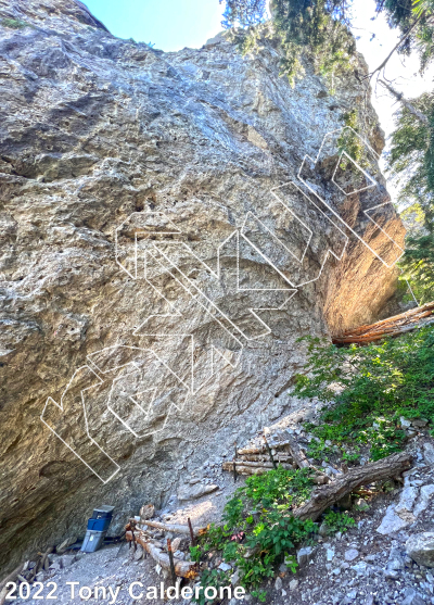 photo of Chadbourne Crag from Wasatch Wilderness Rock Climbing