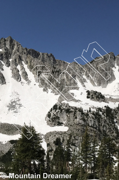 photo of Thunderbolt Ridge from Wasatch Wilderness Rock Climbing