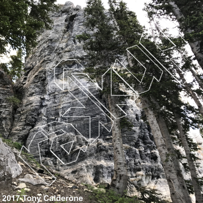 photo of The Cosmic Web from Wasatch Wilderness Rock Climbing