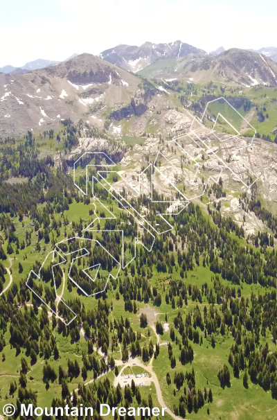 photo of Cabin Hill - North from Wasatch Wilderness Rock Climbing