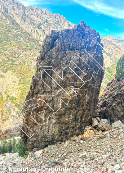 photo of Cheese Block from Wasatch Wilderness Rock Climbing