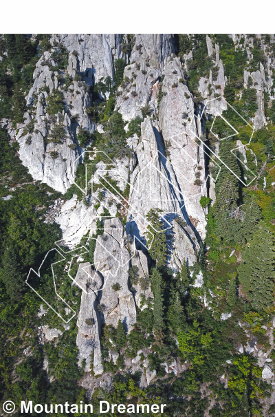photo of The Hideout from Wasatch Wilderness Rock Climbing