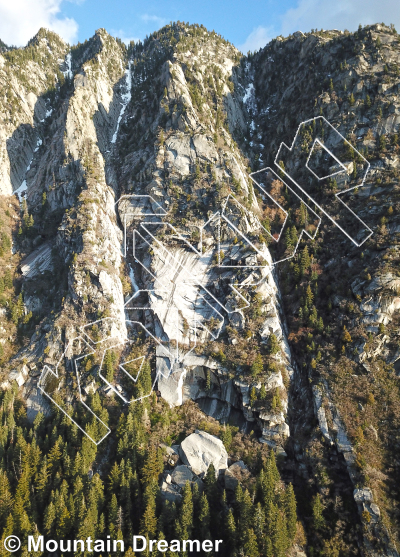 photo of Allen's Ridge from Wasatch Wilderness Rock Climbing