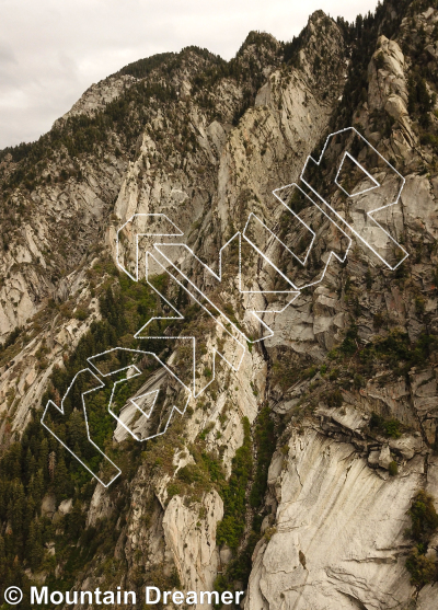 photo of Alpenbock Ridge from Wasatch Wilderness Rock Climbing