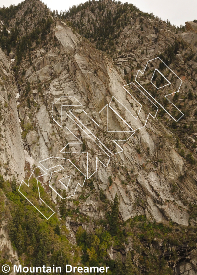 photo of Alpenbock Ridge from Wasatch Wilderness Rock Climbing