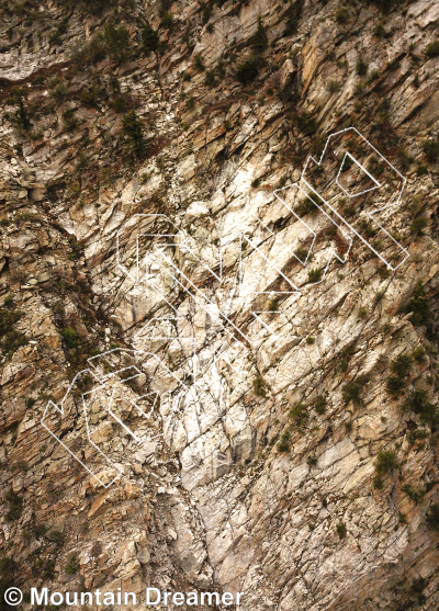 photo of Tanner Gulch - Left Side from Wasatch Wilderness Rock Climbing