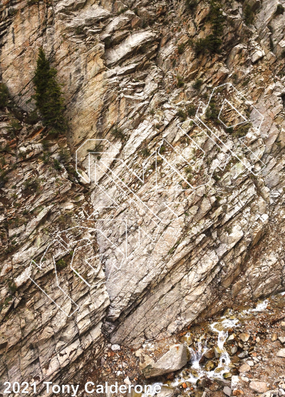 photo of Tanner Gulch - Left Side from Wasatch Wilderness Rock Climbing