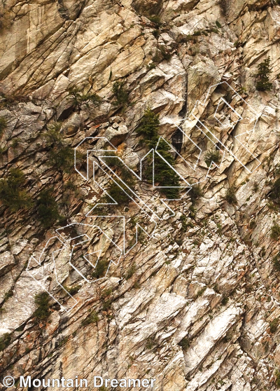 photo of Tanner Gulch - Left Side from Wasatch Wilderness Rock Climbing