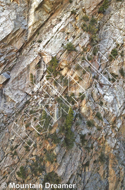 photo of Tanner Gulch - Left Side from Wasatch Wilderness Rock Climbing