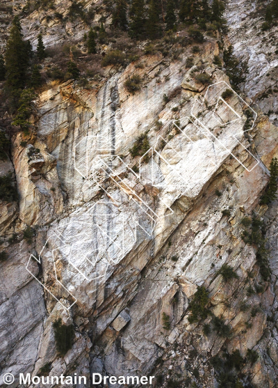 photo of Tanner Gulch - Left Side from Wasatch Wilderness Rock Climbing