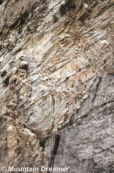 photo of Tanner Gulch - Left Side from Wasatch Wilderness Rock Climbing