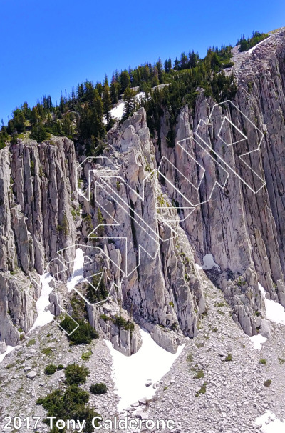 photo of Hogum Spur from Wasatch Wilderness Rock Climbing