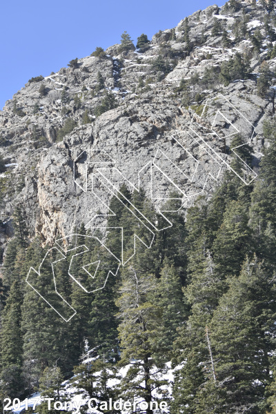 photo of Reservoir Ridge - East from Wasatch Wilderness Rock Climbing