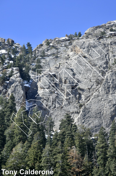 photo of Reservoir Ridge - East from Wasatch Wilderness Rock Climbing