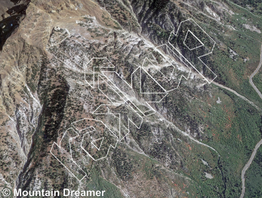 photo of Butter Wall from Wasatch Wilderness Rock Climbing